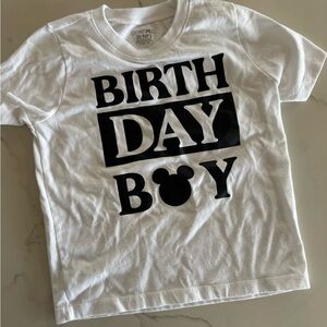 Birthday Boy Disney White T-Shirt